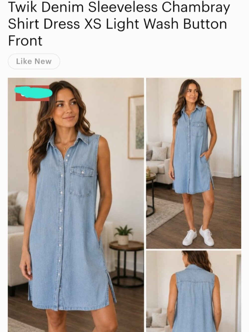 Twik Denim dress